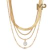 Luxury 18K Gold Layered Necklace At mintpariz