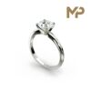 Luxury Platinum Solitaire Diamond Ring At mintpariz